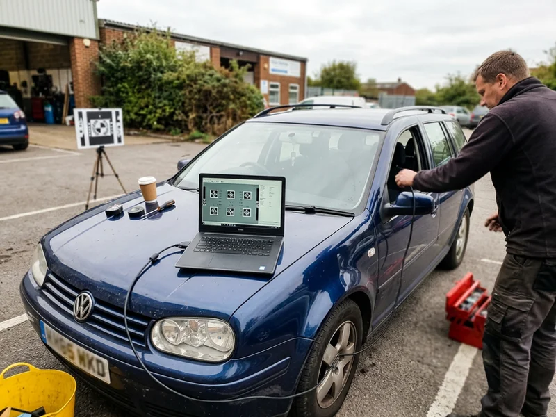 ADAS Calibration work sample 2 by ClearShield Auto Glass