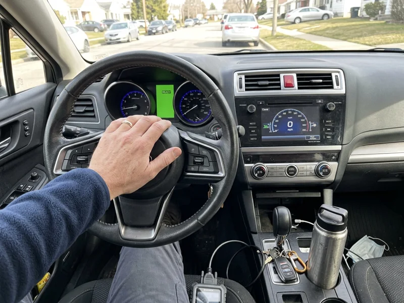 Vehicle after adas calibration by ClearShield